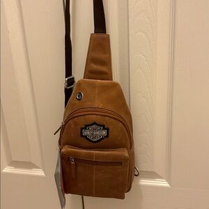 Harley-Davidson Tan Crossbody Bag